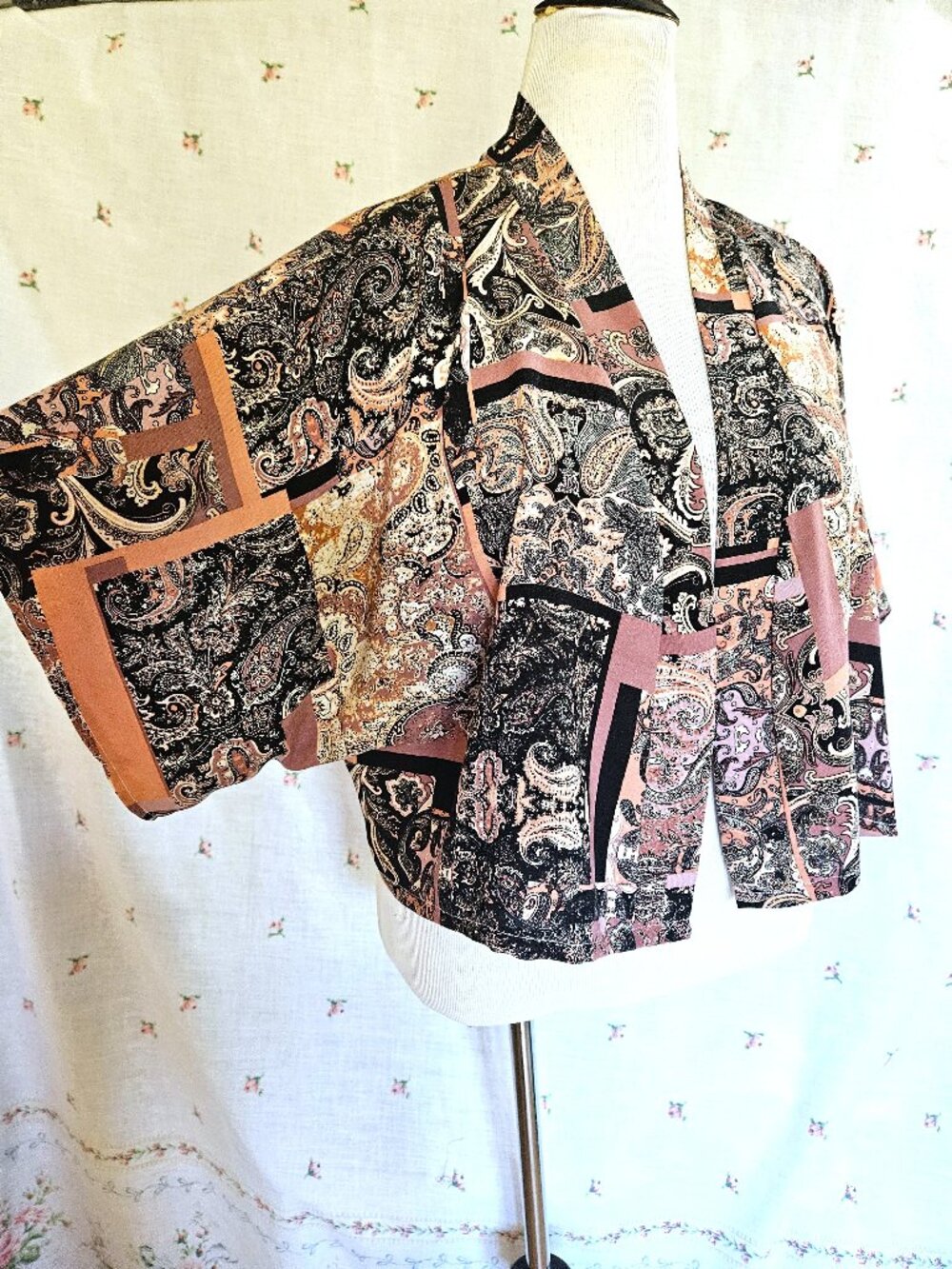 Size XL Cropped Kimono Sleeve Cardigan Pink NEW